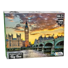 Quebra-Cabeça Big Ben 1000 Peças Pais e Filhos