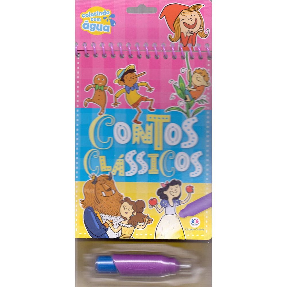 Livro Colorindo Com Água - Contos Clássicos