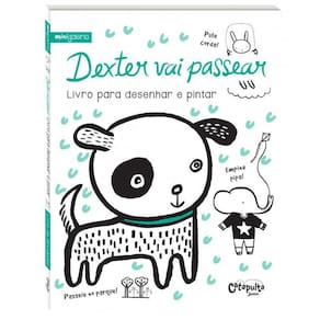 Livro Dexter Vai Passear - Livro Para Desenhar E Pintar