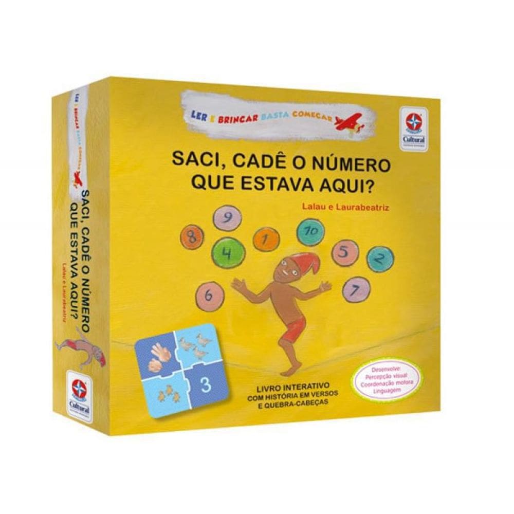 Livro Saci, Cade O Numero Que Estava Aqui