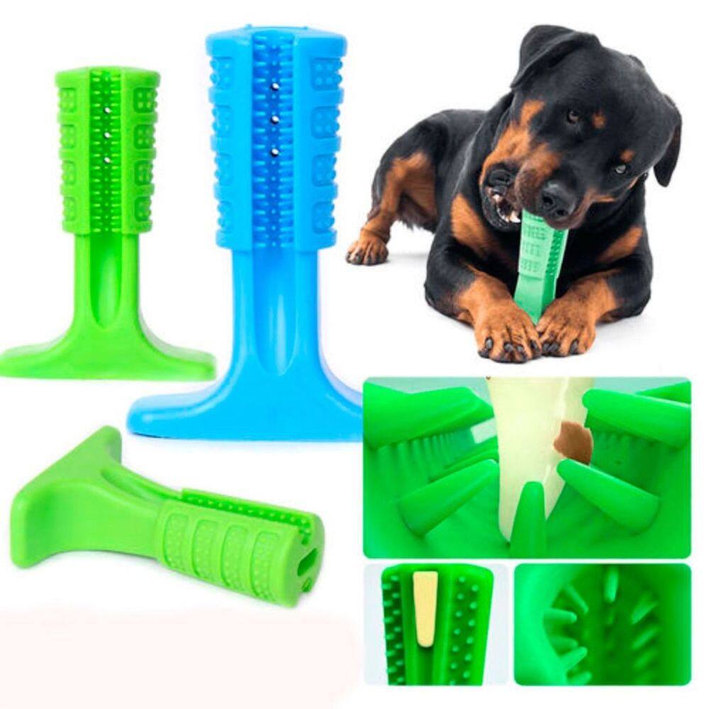 Escova Mordedor Dental para Cães Pequenos - Limpeza de Tártaro e Higiene Bucal