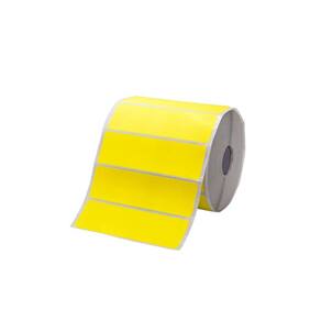 Rolo Etiqueta Adesiva Gondola 100x30 Amarela 1000 Etq/Rolo