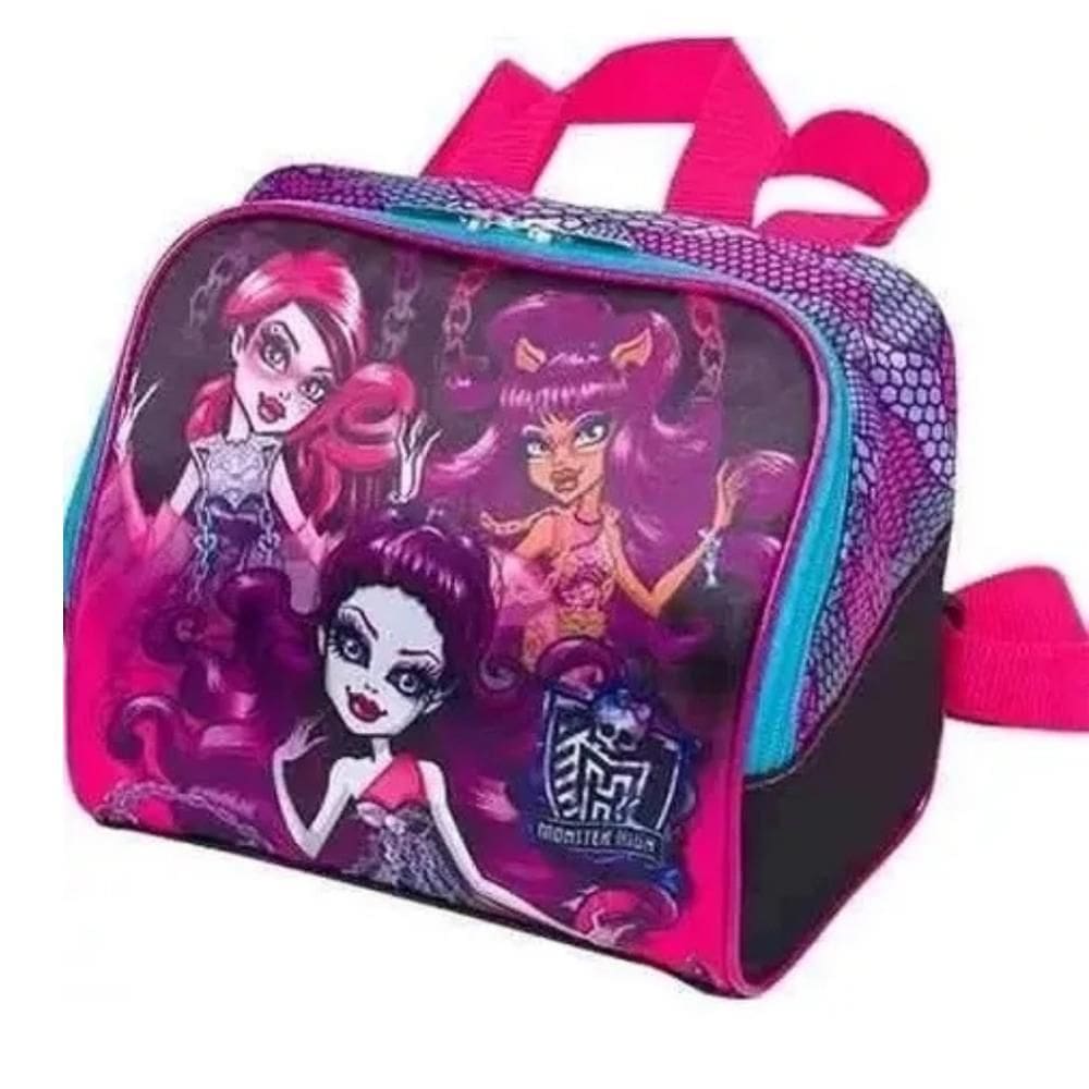 Lancheira Térmica Monster High Escolar Infantil Merendeira