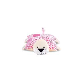 Almofada De Pelúcia Gato Rosa 30 Cm - Antialérgica