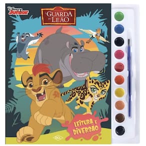 Livro De Pintura Aquarela A Guarda Do Leão D2507 - Dcl