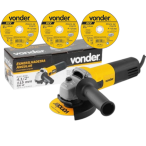 Esmerilhadeira Angular EAV 650 VONDER 4.1/2" 650W 220V