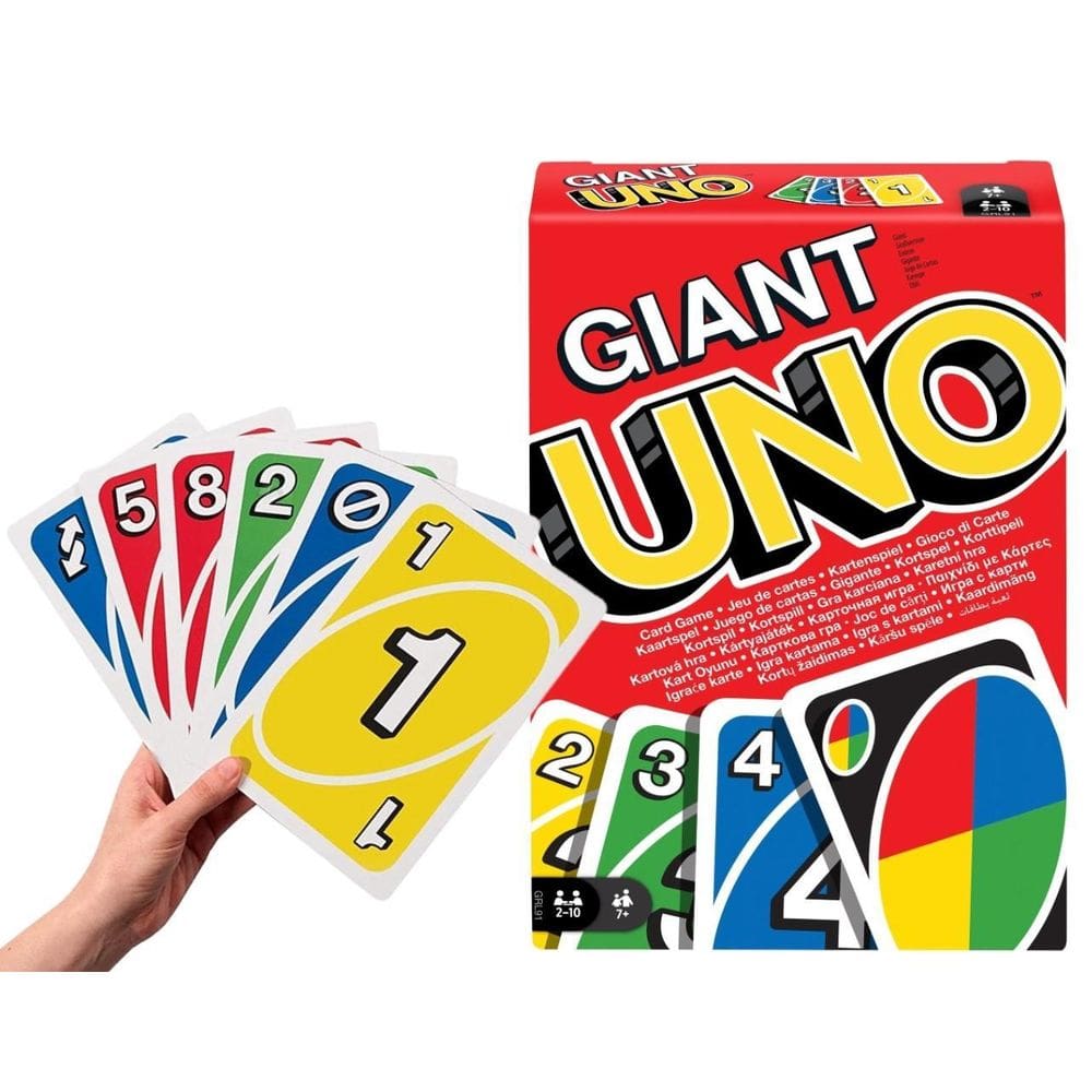 Novo Uno Giant Jogo De Cartas Gigante Clássico