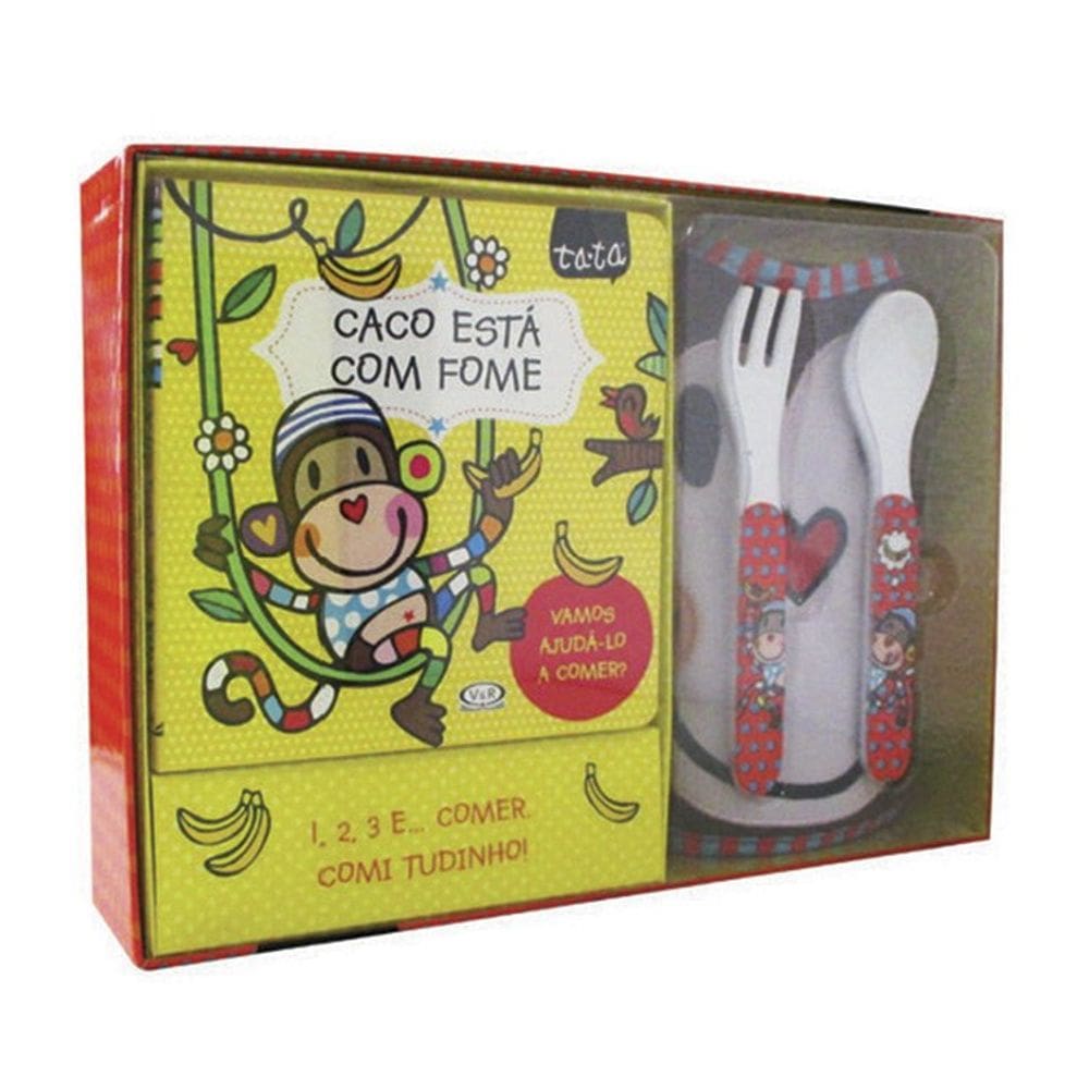Livro Kit Caco Está Com Fome Vergara E Riba