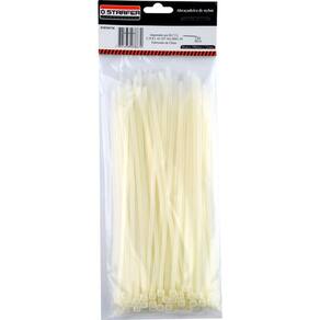 Abraçadeira Nylon Branca 200 X 3,6 Starfer Com 100 Un
