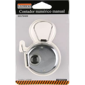 Contador Manual Starfer 4 Algarismos Aço Cromado