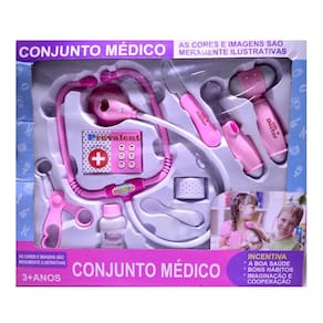 Kit Médico Infantil Som coração Brinquedo Infantil