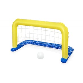 Jogo De Futebol Gol Inflável Piscina Trave De Polo Com Bola