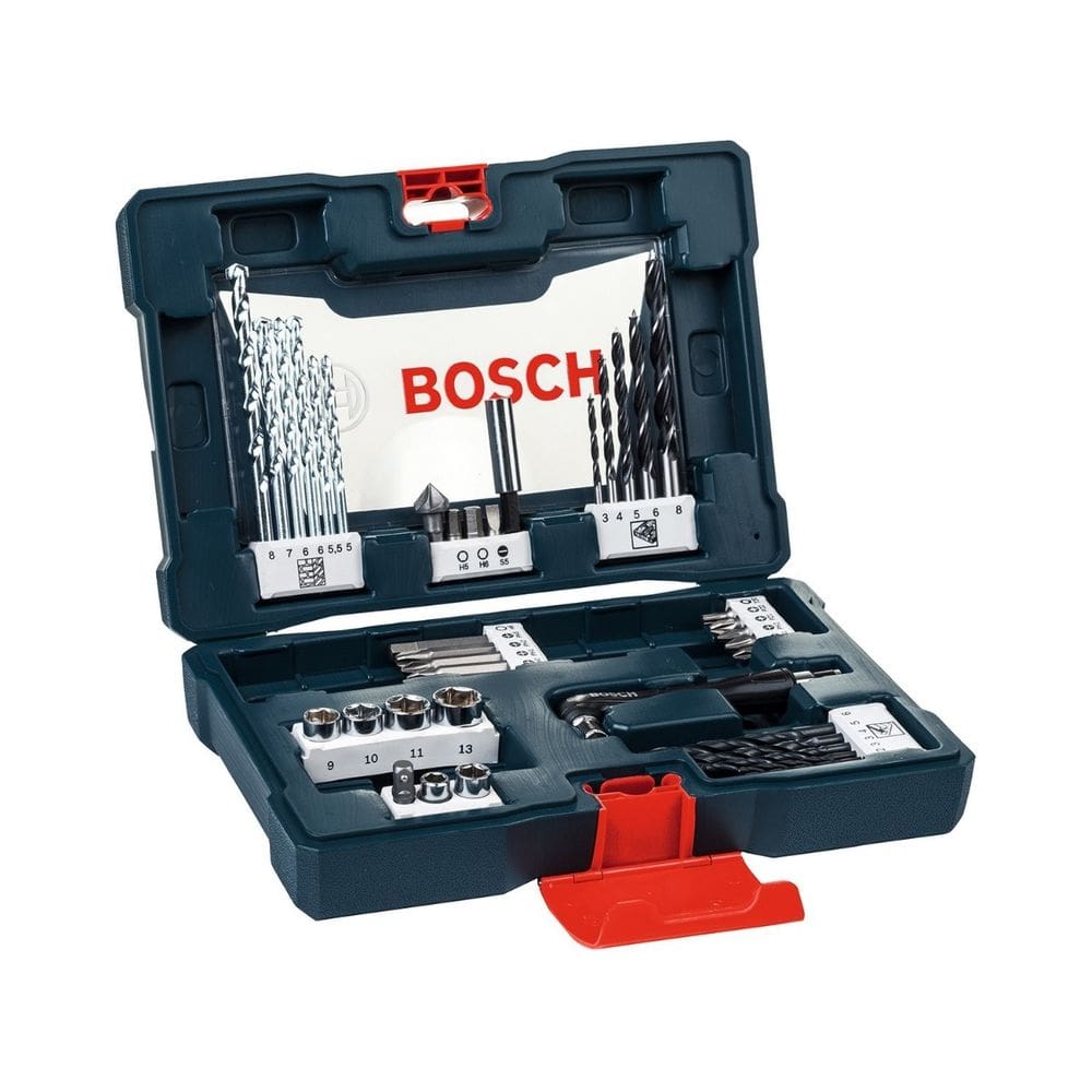 Kit De Brocas Soquetes E Bits Bosh Vline 41 Peças