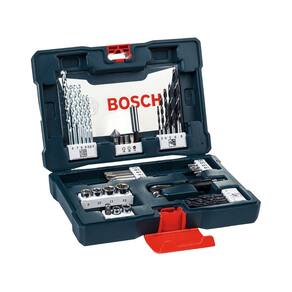 Kit De Brocas Soquetes E Bits Bosh Vline 41 Peças