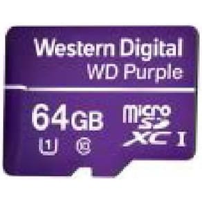 Cartao De Memoria Micro Sd 64 Gb Wd Purple