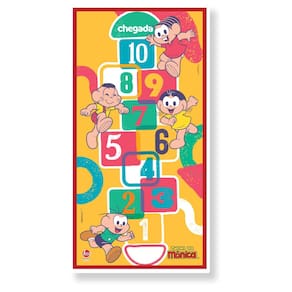 Amarelinha E Base Decorativa Turma Da Mônica 140 Cm