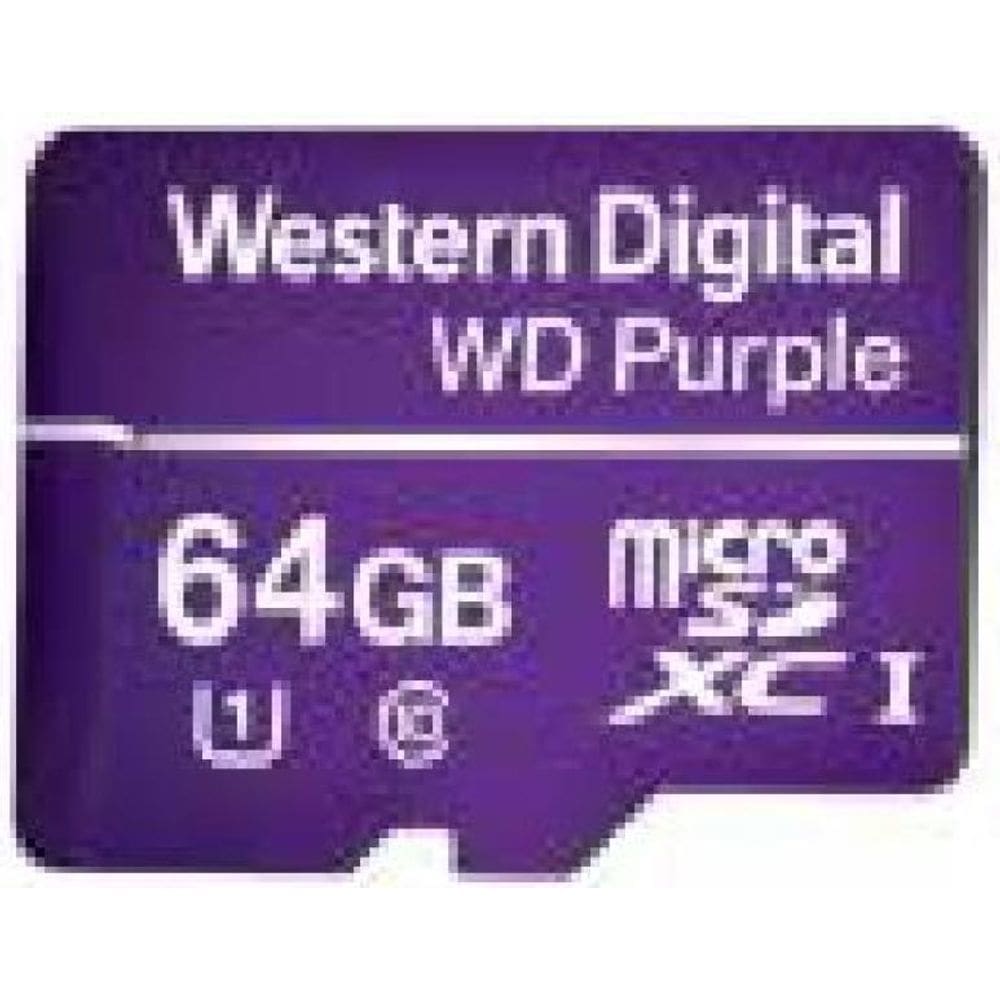 Cartao De Memoria Micro Sd 64 Gb Wd Purple