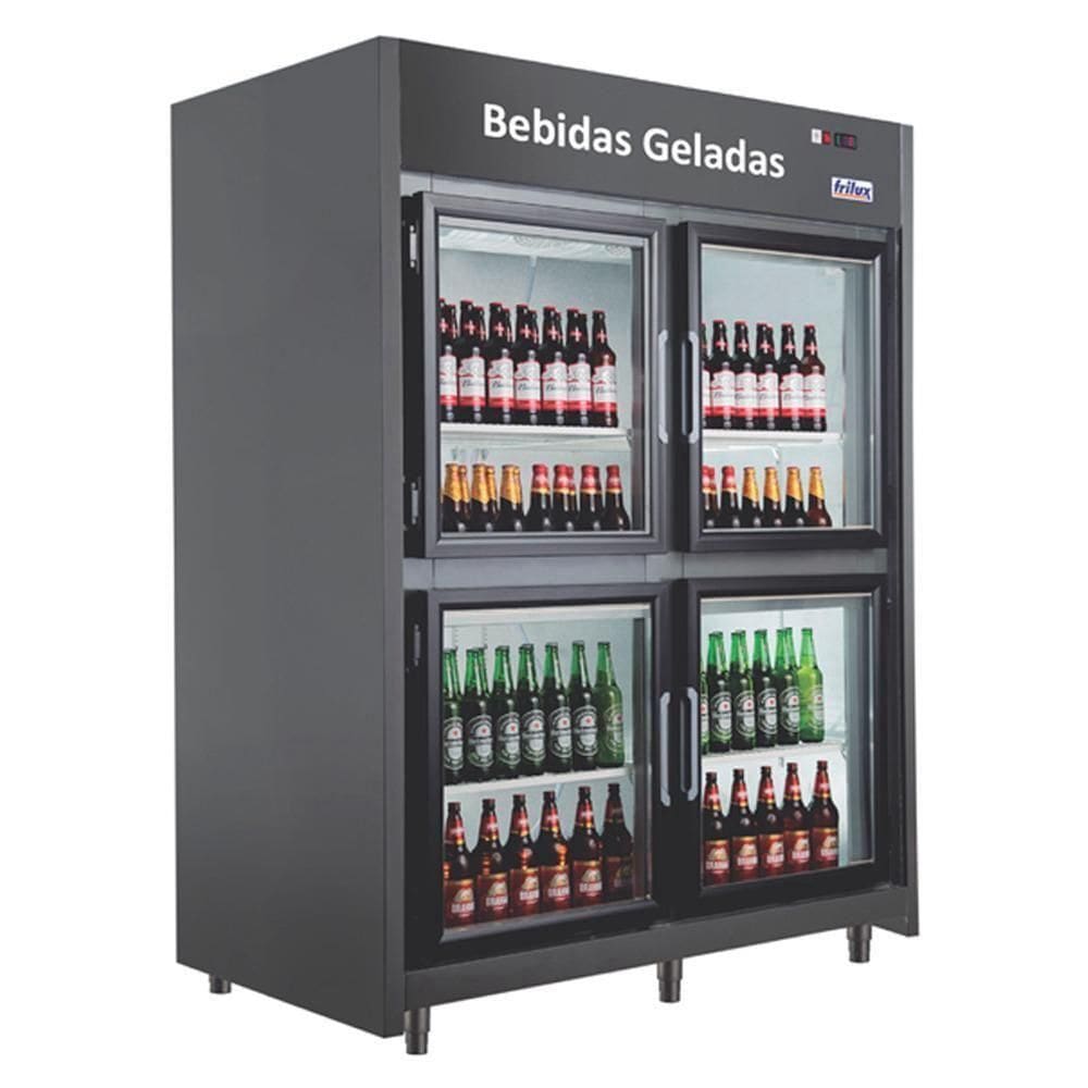 Mini Câmara Para Bebidas Porta De Vidro Rf057pv Plus Frilux Mini Câmara Preta 220v