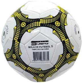 Bola Futebol Tamanho 5 Oficial Plástico Costurada 21Cm