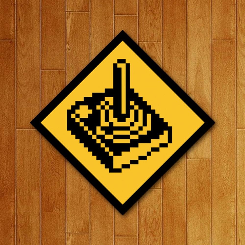 Placa Decorativa Games - Controle 8 Bits Vídeo Game
