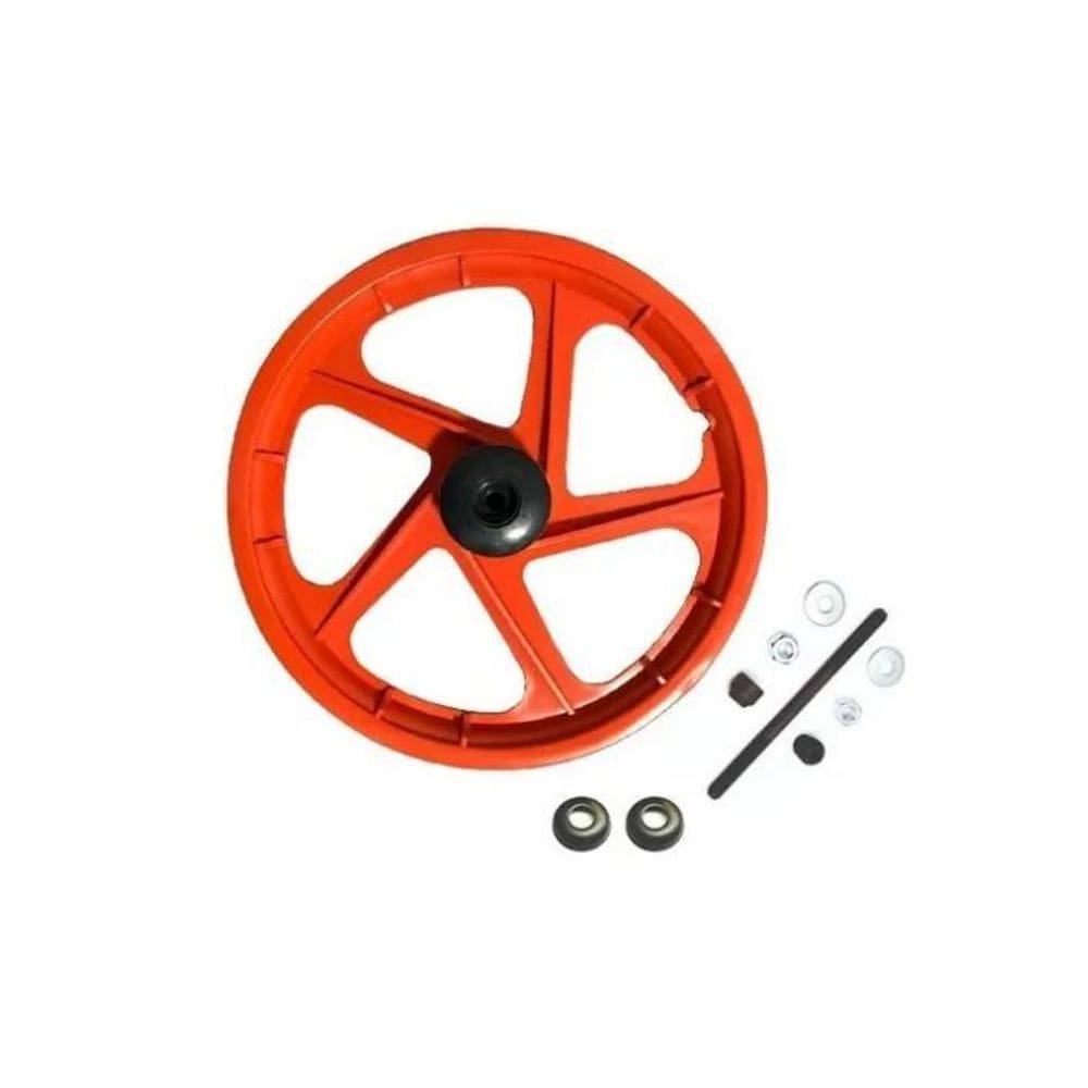 Aro 16 Nylon Infantil Dianteiro, Laranja.