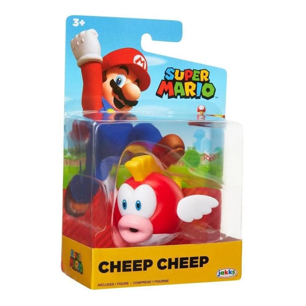 Boneco Super Mario - Colecionável- Cheep Cheep