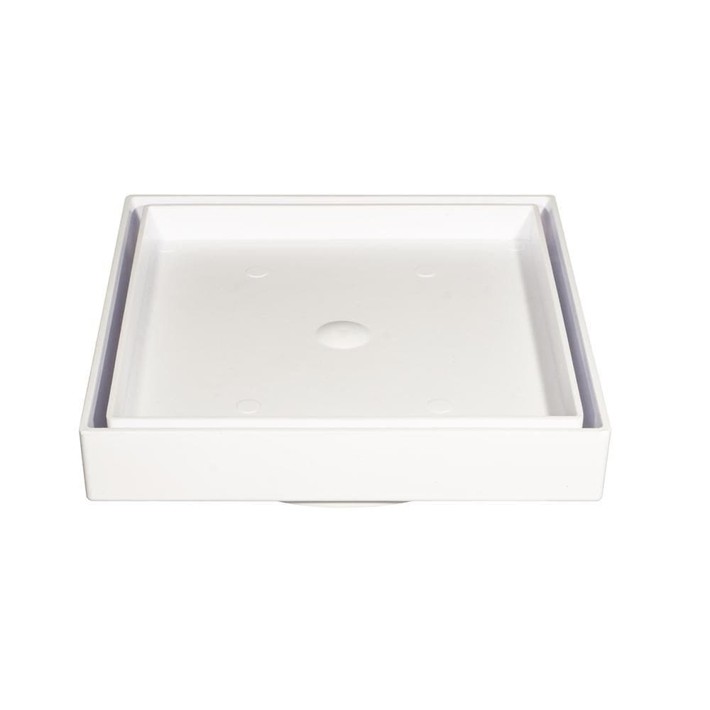 Ralo Invisivel 10X10 Branco Estrela