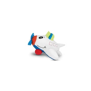 Avião De Pelúcia Branco 22 Cm - Antialérgico