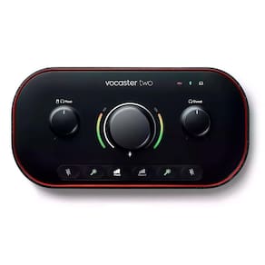 Interface De Áudio Focusrite Vocaster Two Com Bluetooth