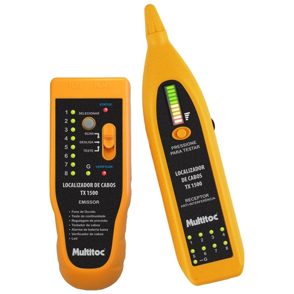 Localizador Cabos Tx 1500 | Display Sinal | Rastreamento Lan