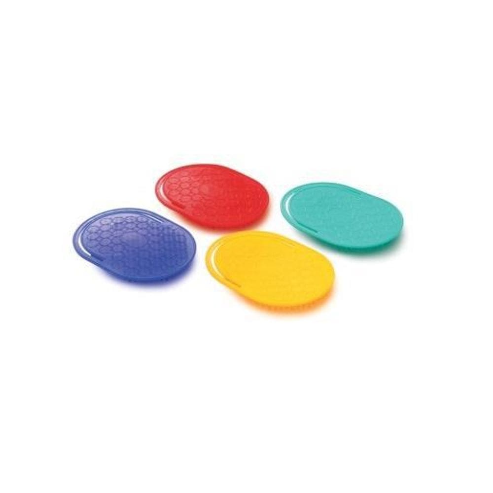Escova Plástica Oval Para Massagem Capilar 12 Unids