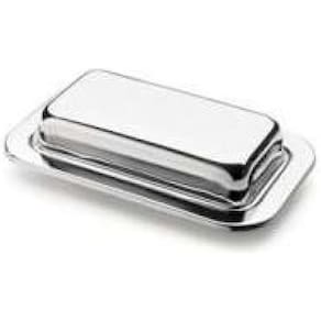 Manteigueira Inox com Tampa e Base - Praticidade e Estilo
