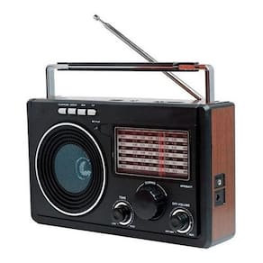 Radio Retro Recarregavel Lelong Le 609 Pen Driva Am/Fm/Sw
