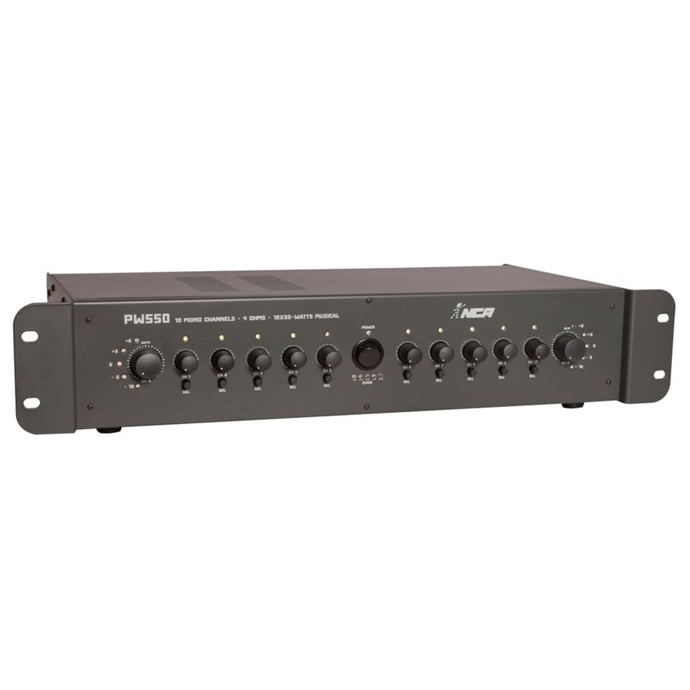 Conjunto 10 Amplificadores Mono Nca 30W Rms Cada Pw550