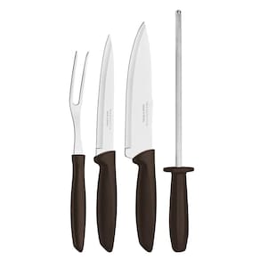 Kit Churrasco Tramontina Plenus Aço Inox 4 Peças