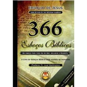 Livro 366 Esboços Bíblicos - Erivaldo De Jesus