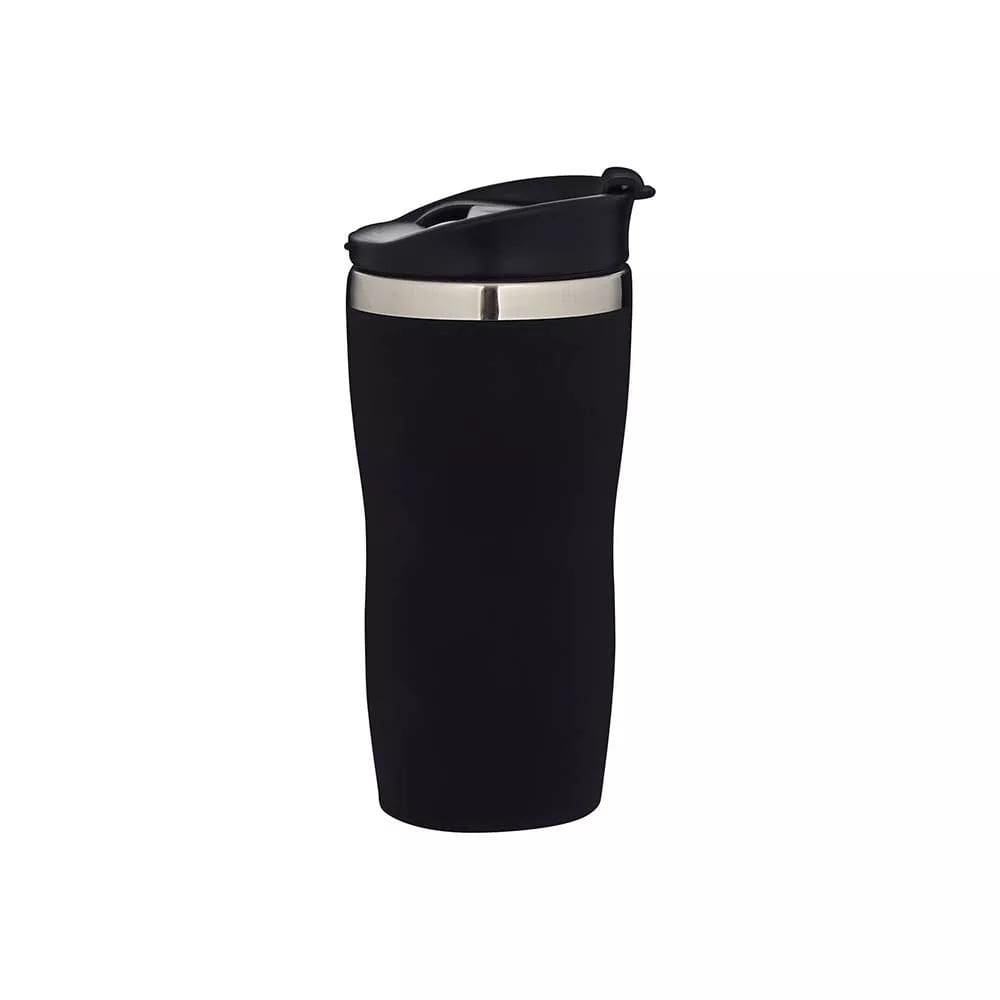 Copo Térmico Aço Inox 450ml Coffee to go Preto Mor