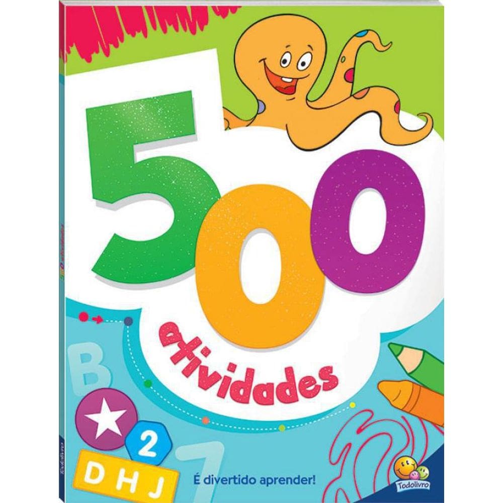 Livro 500 Atividades  Verde