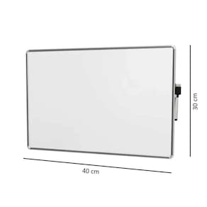 Lousa Quadro Magnétic 30X40Cm + 3 Peças