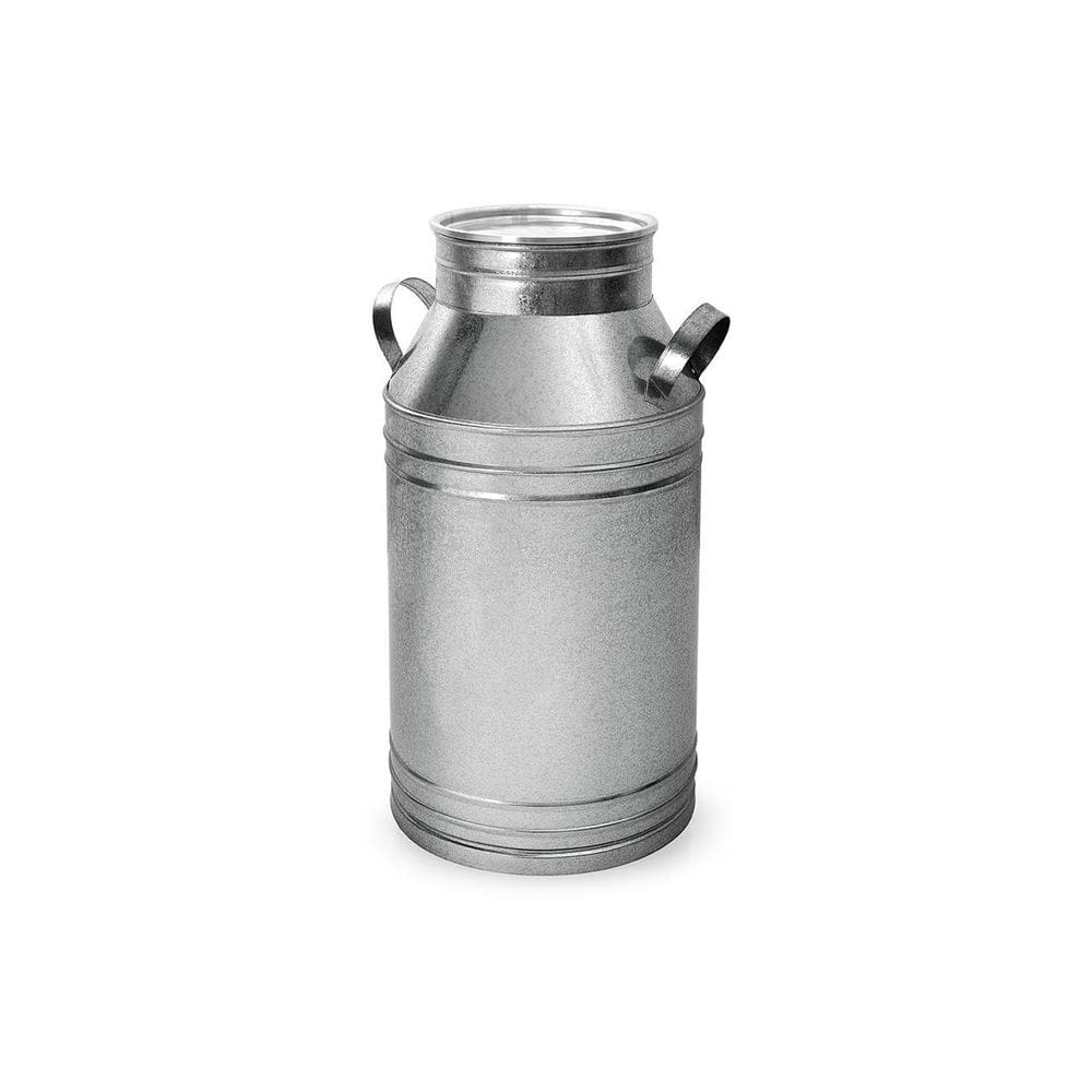 Latão De Leite Decorativo Metal Galvanizado 53 Cm De Altura