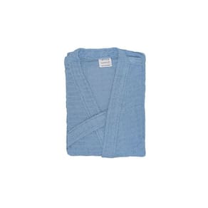 Roupão Atoalhado 100% Algodão Briza Azul 4008 Tamanho M