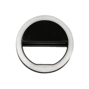 Anel Led Luz Selfie p/ Celular - PRETO | SG-11