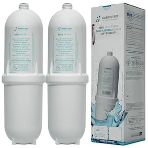 Kit 2 Refil Hidrofiltros Compatível Purificador Soft