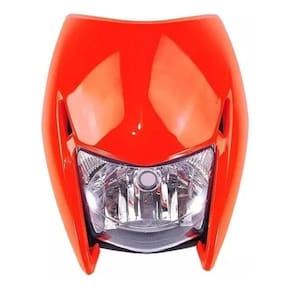 Frente Farol Carenagem Frontal Vermelho Nxr Bros 2009 A 2013