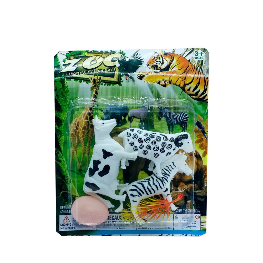 Animals (Cartela Com 3 Animais) (12 Unidades)