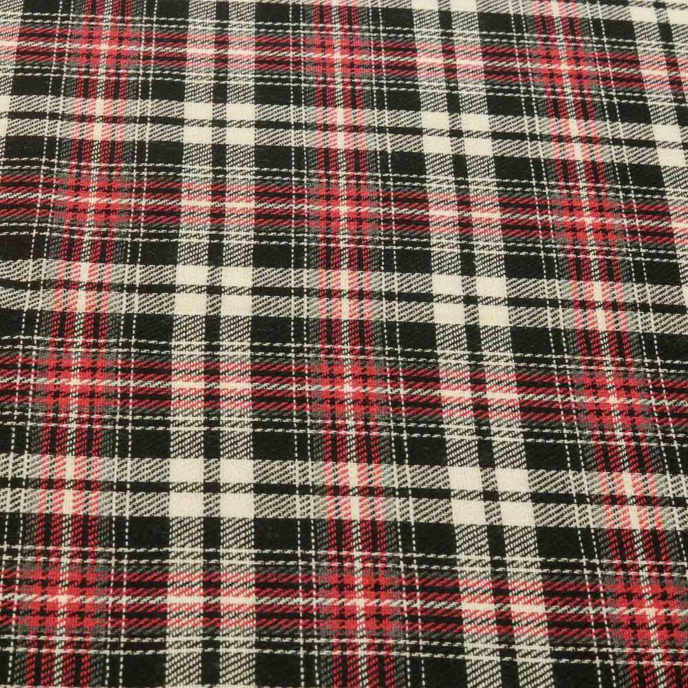 2 Metros Tecido Flanela Xadrez Estampada - Estampas Diversas
