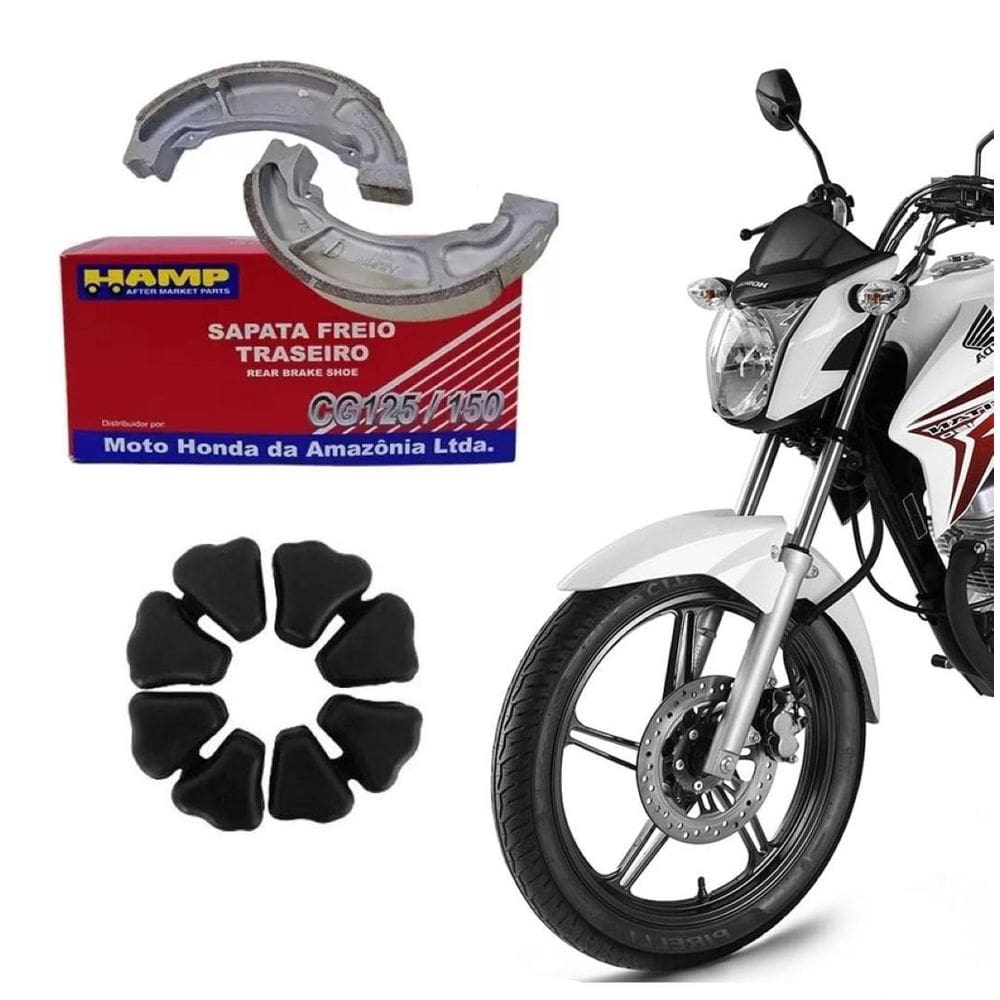 Bucha Coroa Lona Patim Freio Hamp Cg Titan Fan 2004 A 2021