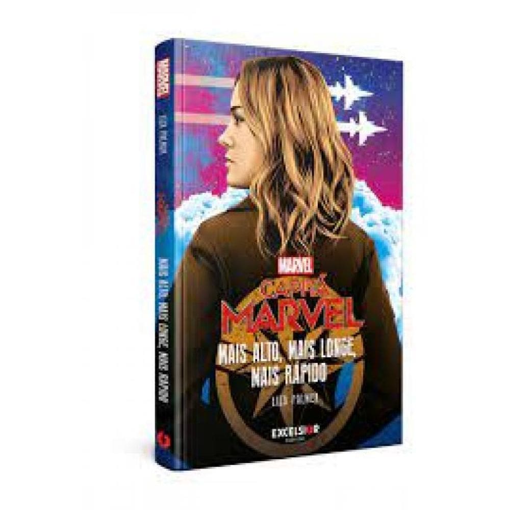Livro Capitã Marvel: Mais Alto, Mais Longe, Mais Rápido
