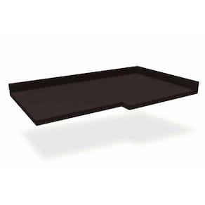 Módulo Cozinha Kappesberg Nox Tampo Canto Reto B649 98cm Polipropileno Preto