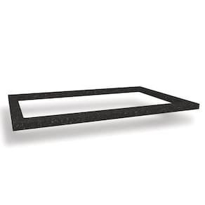 Tampo de Cozinha Modulado S417 80cm p/ Cooktop Preto Brilho - Kappesberg
